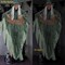 72" Hanging Witch Halloween Decoration with Light-up Eyes Motion Activation Function Creepy Laughing Halloween Animatronics Haunted House Prop Décor Outdoor Indoor